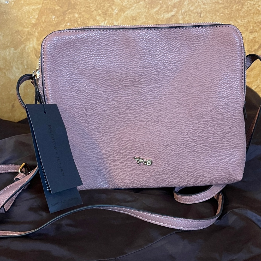 Matthew Julian Blush Crossbody Bag